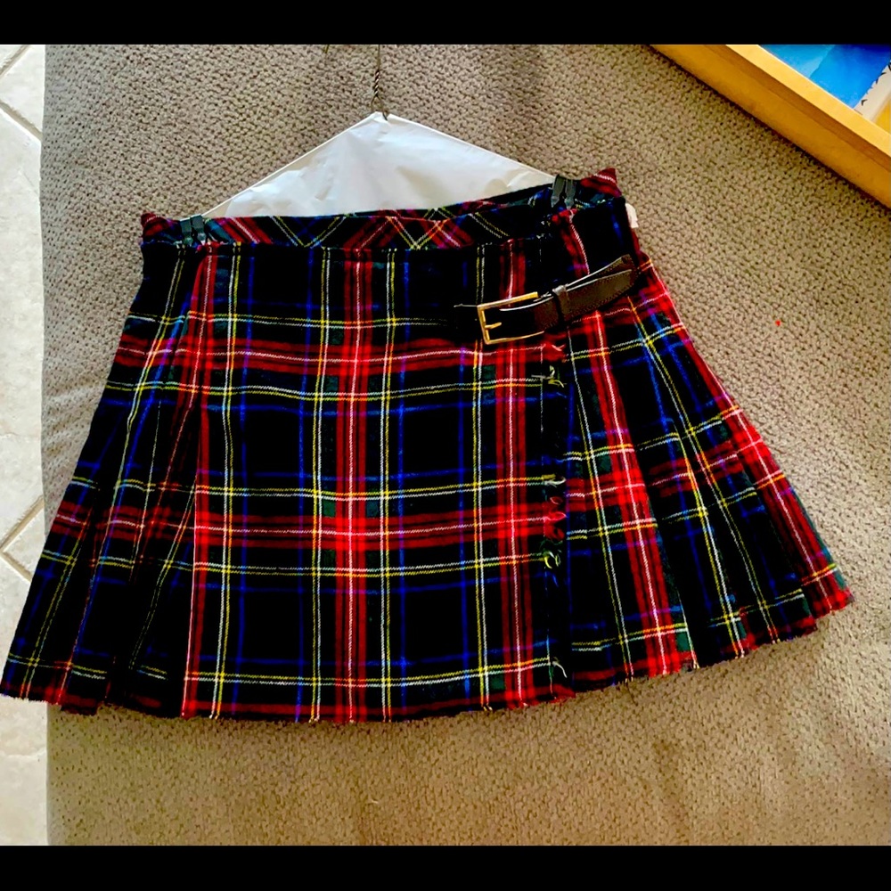 Dolce & Gabbana Tartan Wrap mini skirt - Size 44